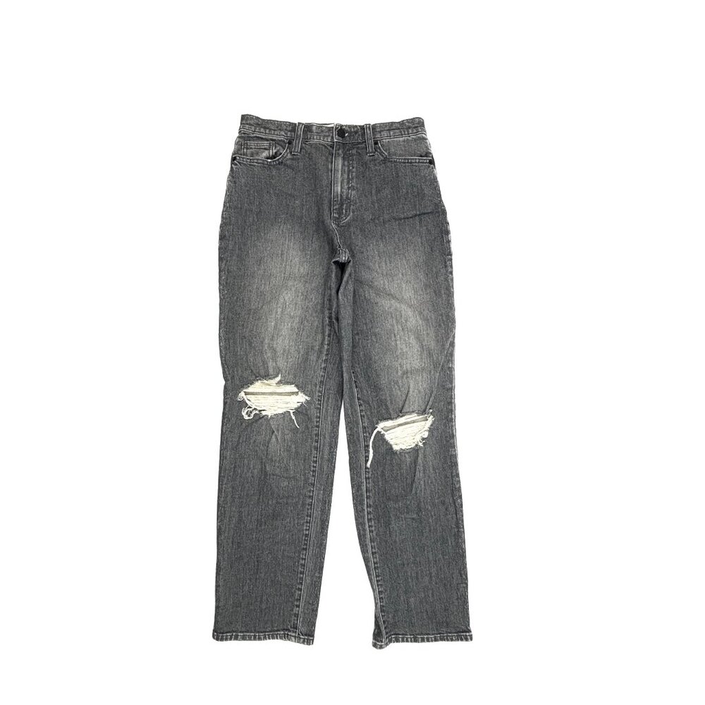 Universal Thread Vintage Straight Distressed Women's‎ size 6 Gray Denim jeans
